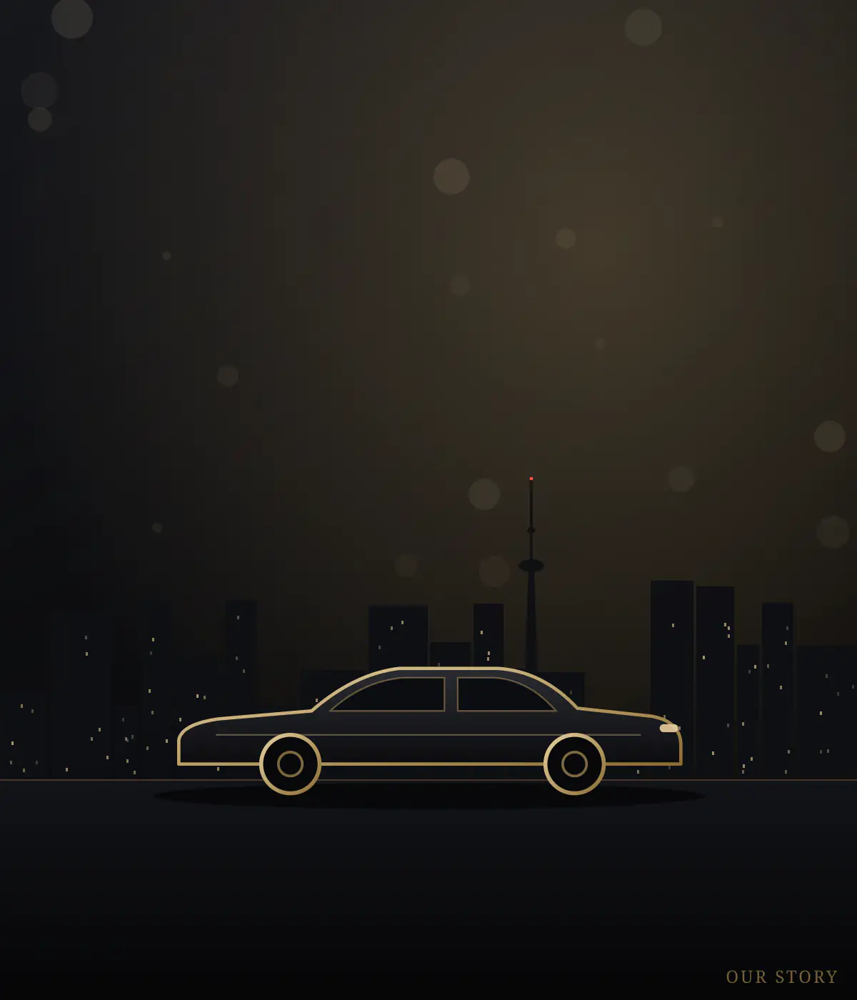 Chauffeur reviewing the day's itinerary beside an executive sedan